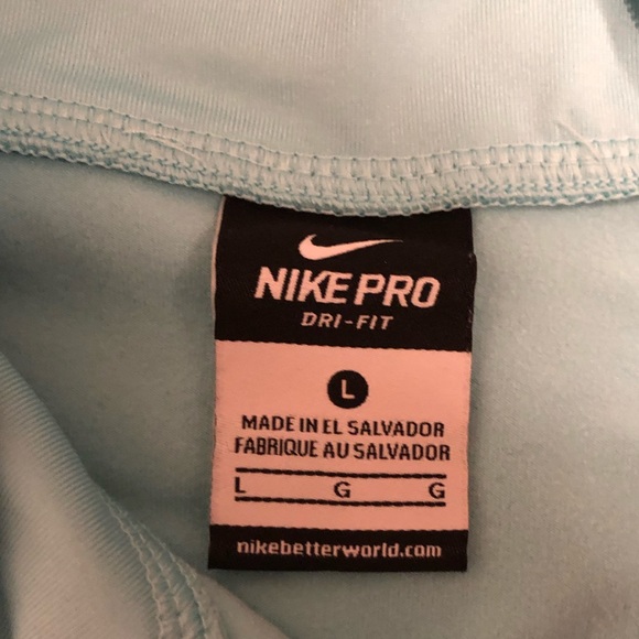 Nike Pro Blue Pullover - Picture 5 of 6